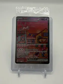 Mew ex SVP 053 Pokemon TCG Scarlet Violet 151 Black Star Promo Full Art SEALED - Image 1