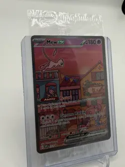 Mew ex SVP 053 Pokemon TCG Scarlet Violet 151 Black Star Promo Full Art SEALED - Image 2