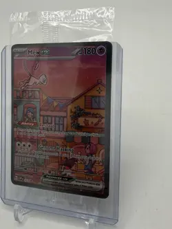 Mew ex SVP 053 Pokemon TCG Scarlet Violet 151 Black Star Promo Full Art SEALED - Image 3