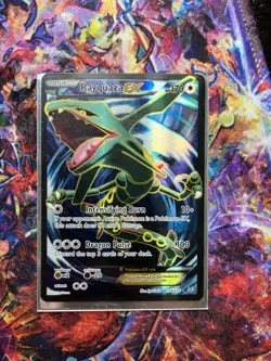 Rayquaza EX - 104/108 [Roaring Skies] Pokemon TCG - FULL ART ULTRA RARE - LP - Image 1