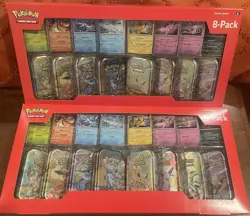 Pokemon TCG: Prismatic Evolutions 8 Mini-Tins Promos Costco Exclusive Lot Of 2 - Image 1