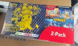 Pokemon Surging Sparks Booster Elite Trainer Box 2-pack- Rare Sealed - Image 1