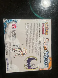 SEALED NEW Pokemon TCG Sun and Moon Base Set Booster Box 36 Packs CUT IN WRAPPER - Image 4