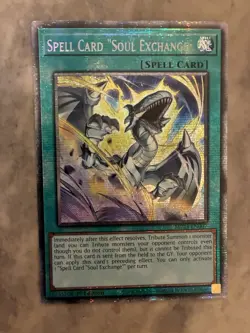 Yugioh! TCG - Spell Card "Soul Exchange" - Starlight Rare - MP25-EN007 - Image 1