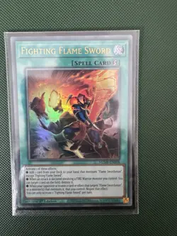 Yu-Gi-Oh - Fighting Flame Sword - Ultra Rare - 1st Edition MZMI-EN008 - Image 1