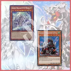 YuGiOh Armed Dragon LV10 & LV7 SGX4 SGX Secret Rare 1st Edition Chazz Deck - Image 1