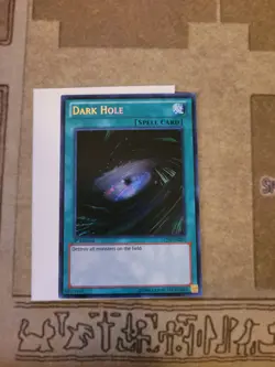 YUGIOH TCG DARK HOLE LCJW-EN283 SECRET 1ST EDITION NM - Image 2
