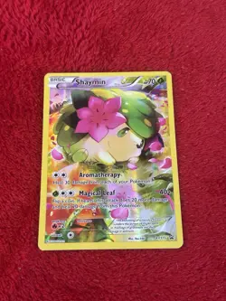 Shaymin XY115 XY Holo 2016 Pokemon Card Promo Played - Image 1