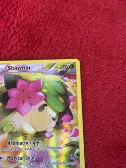Shaymin XY115 XY Holo 2016 Pokemon Card Promo Played - Image 2