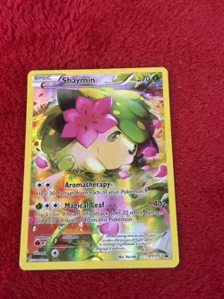 Shaymin XY115 XY Holo 2016 Pokemon Card Promo Played - Image 5