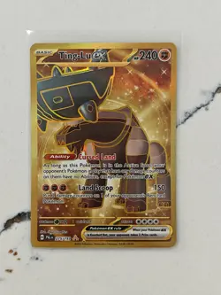 Ting-Lu ex - 275/193 - Pokemon TCG Paldea Evolved Secret Hyper Rare Gold Card NM - Image 1