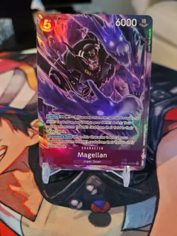 ONE PIECE Card Game Magellan (Alt Art) OP02-085 SR Paramount War English Mint - Image 1