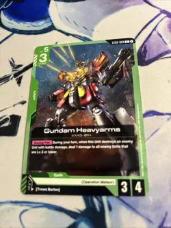 Gundam Heavyarms ST02-003 Gundam Card Game Wing - Image 1