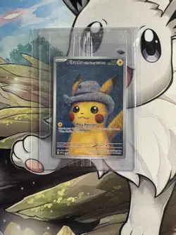 Pokemon x Van Gogh: Pikachu with Grey Felt Hat - 085 Promo Card - Sealed - Image 1