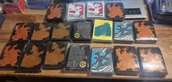 18x Pokemon TCG LOT ETB Promo Card Sleeve Packs Assorted Sleeve - Image 1