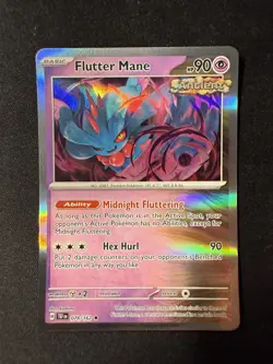 Flutter Mane 78/162 NM Rare Temporal Forces Pokemon Card (HOLO) - Image 1