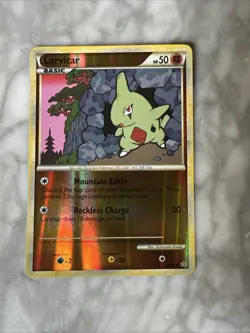 Larvitar 50/95 Unleashed Reverse Holo Pokemon TCG Card - Image 1