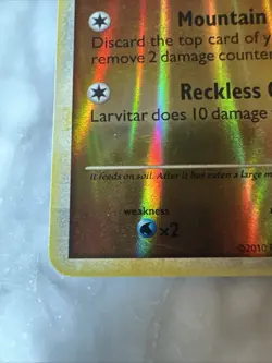 Larvitar 50/95 Unleashed Reverse Holo Pokemon TCG Card - Image 5