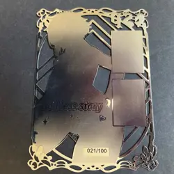 Goddess Story Gold METAL Card - Serial Number #/100! Anime Girl Bikini - Image 5