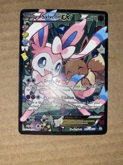 Sylveon EX Full-Art Non-Holo Rare RC32/RC32 2016 Generations Pokemon Card - Image 2