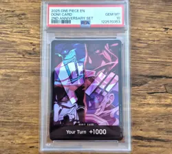 PSA 10 One Piece English DON!! Card 2nd Anniversary Set Four Emperors - Image 1