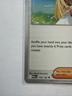 Pokemon Mega Evolution Trainer Card Lillie's Determination 119/132 (1x) - Image 2