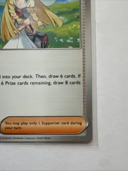 Pokemon Mega Evolution Trainer Card Lillie's Determination 119/132 (1x) - Image 3