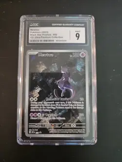 Mewtwo Black Star Promo 052 CGC 9 Mint Pokemon Card - Image 1