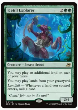 x1 Icetill Explorer EOE Edge of Eternities MTG 192 RARE 2025 - Image 1