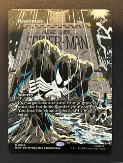 MTG Marvel's Spider-Man REANIMATE Borderless Mythic 0020 - Image 1