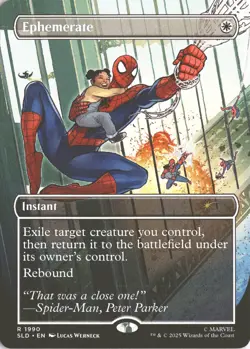 MTG Ephemerate (1990) *Non-Foil* Secret Lair: Spider-Man MT/NM Free Ship - Image 1