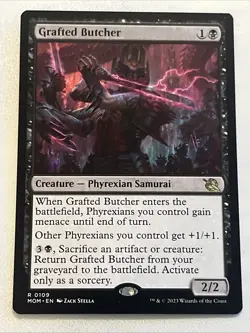 Grafted Butcher (R) MTG March Of The Machine MOM - Image 1