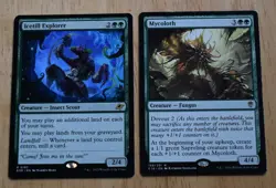 MTG Rare Green Creatures Icetill Explorer & Mycoloth - Image 1