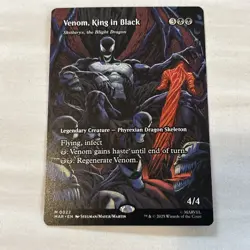 VENOM, KING IN BLACK (SKITHIRYX, THE BLIGHT DRAGON) mtg NM-M Spider-Man Mythic - Image 1