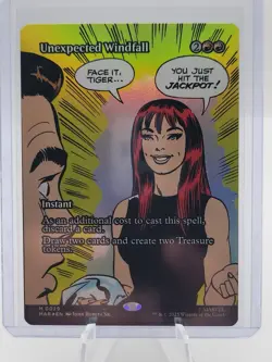 Unexpected Windfall M Foil #29 | MAR Marvel Universe | MTG - Image 1