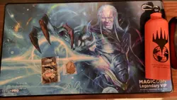 MTG MagicCon Atlanta 2025 Legendary VIP Playmat + Water Bottle + Pins + Lanyard - Image 1