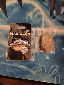 MTG MagicCon Atlanta 2025 Legendary VIP Playmat + Water Bottle + Pins + Lanyard - Image 3