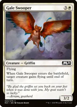 X 1 Gale Swooper NM-M Core Set 2021 M21 020 MTG Magic The Gathering - Image 1