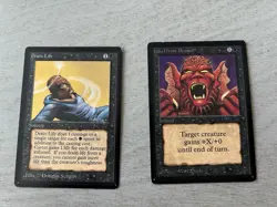 Beta MTG Howl From Beyond And Drain Life - Image 1