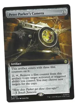 MTG: Peter Parker's Camera(Extended Art) - #280 - Marvels SpiderMan - NM - Image 1