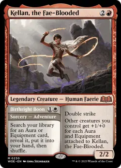 Kellan, the Fae-Blooded (Wilds of Eldraine) - NM Pack Fresh MTG - Image 1