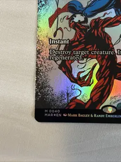 Terminate M0040 Borderless FOIL Marvel Universe Eternal-Legal Spider-Man MTG - Image 2