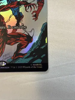 Terminate M0040 Borderless FOIL Marvel Universe Eternal-Legal Spider-Man MTG - Image 3