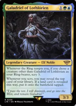 X 1 Galadriel of Lothlorien NM-M LTR 206 MTG Magic The Gathering - Image 1
