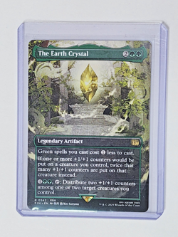 MTG NMT The Earth Crystal (Borderless) Final Fantasy Regular R 0342 - Image 1