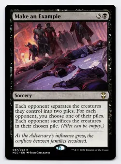 Make an Example [037/093] NCC Rare Non-Foil [MTG Card English] - Image 1