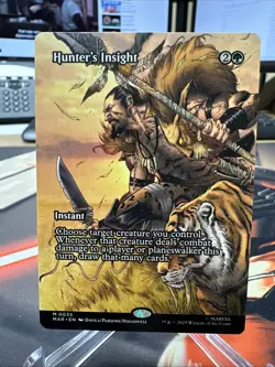 MTG - Hunter's Insight - Borderless - Marvels Spiderman - Non Foil - NM M 0035 - Image 1