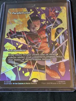 Parallel Lives 0036 Borderless Foil Marvel's Spider-Man - MTG (NM) - Ships Now! - Image 1