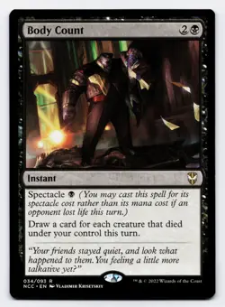 Body Count [034/093] NCC Rare Non-Foil [MTG Card English] - Image 1