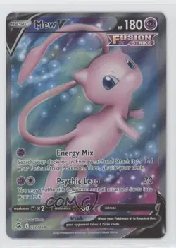 Mew V Ultra Rare Pokemon Sword & Shield Fusion Strike #250 - Image 1